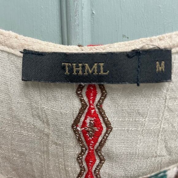 THML Lightweight Top Size Medium Aztec Multi Pattern Anthropologie Womens - Picture 5 of 5